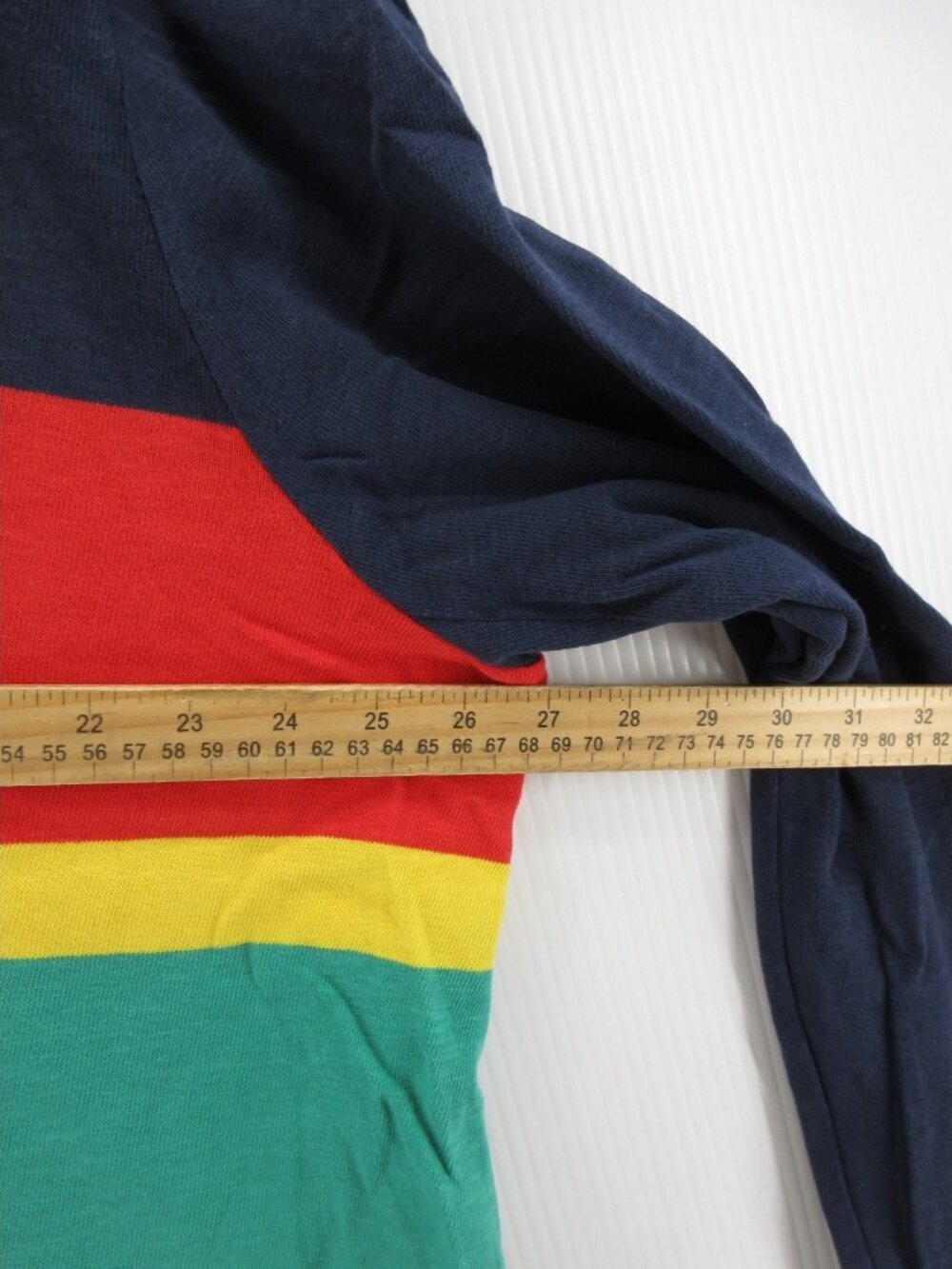 Polo Ralph Lauren Rugby Polo Shirt XXL Crest Striped Custom Fit Preppy* - Picture 7 of 13